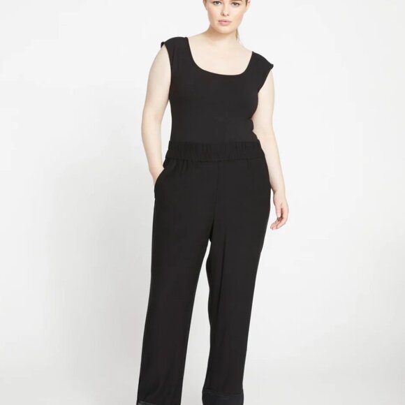 PLUS - Universal Standard "Soiree Double Luxe" Pull-On Pants - Picture 1 of 5